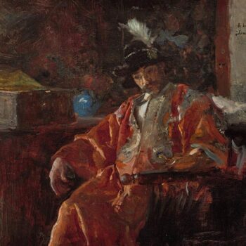 JoaquĚ_n Sorolla y Bastida - Figura de un mercader