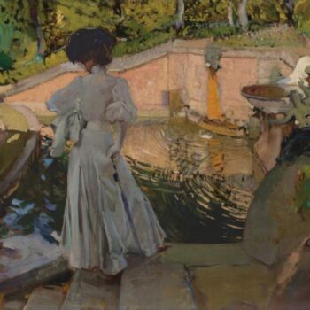 JoaquĚ_n Sorolla y Bastida - MarĚ_a Mirando los Peces, Granja