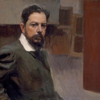 JoaquĚ_n Sorolla y Bastida - Self Portrait