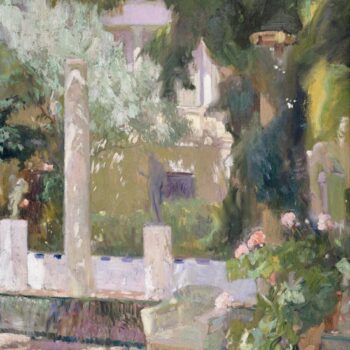 JoaquĚ_n Sorolla y Bastida - The Gardens at the Sorolla Family House
