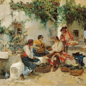 JoaquĚ_n Sorolla y Bastida - Vendiendo melones