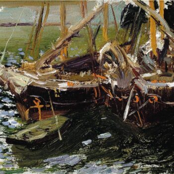 Joaquin Sorolla y Bastida - Barcas en el puerto