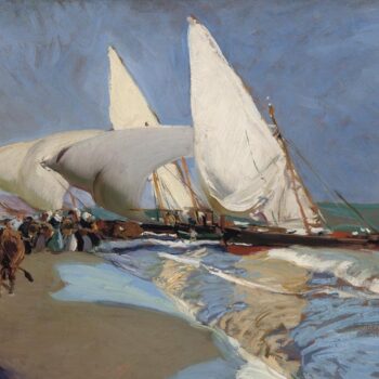Joaquin Sorolla y Bastida - La playa de Valencia