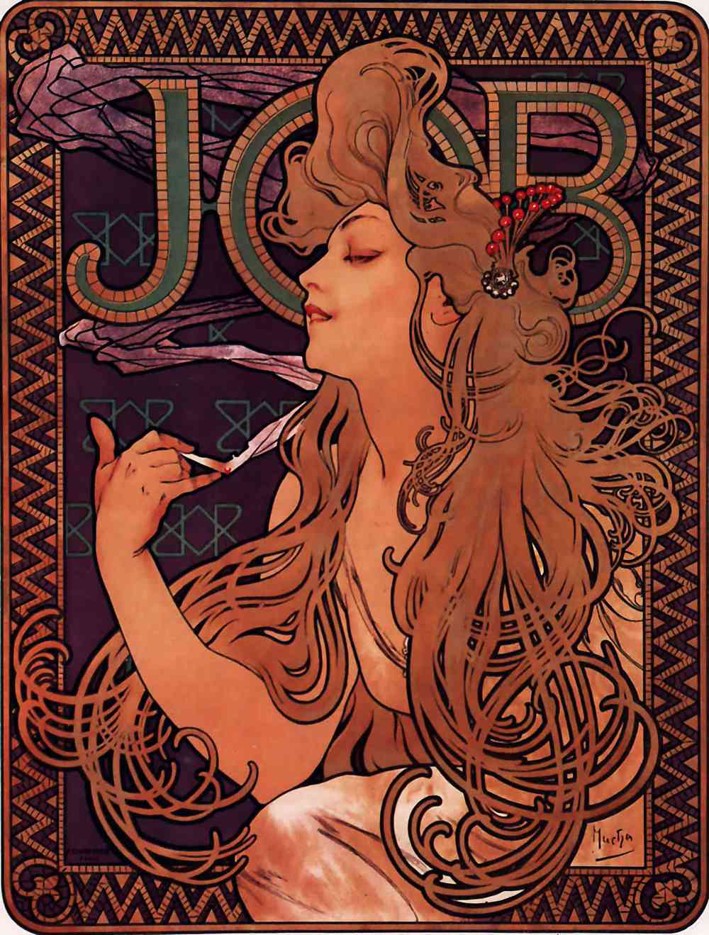 Job by Alphonse Mucha