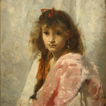 John Singer Sargent - Carmela Bertagna (c. 1880)