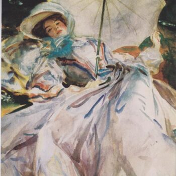 John Singer Sargent - Dame mit Sonnenschirm -1900