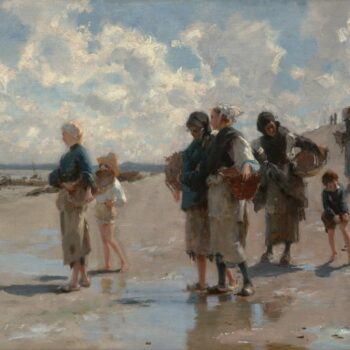 John Singer Sargent - Fishing for Oysters at Cancale