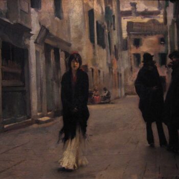 John Singer Sargent - Street in Venice