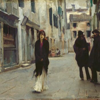 John Singer Sargent - Street in Venice (1882)