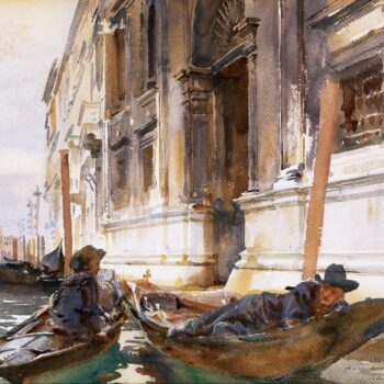 John Singer Sargent, Gondoliers‰ŰŞ Siesta
