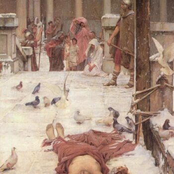 John William Waterhouse - Saint Eulalia - 1885