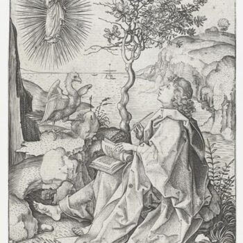 John the Evangelist on Patmos. 1470-1490