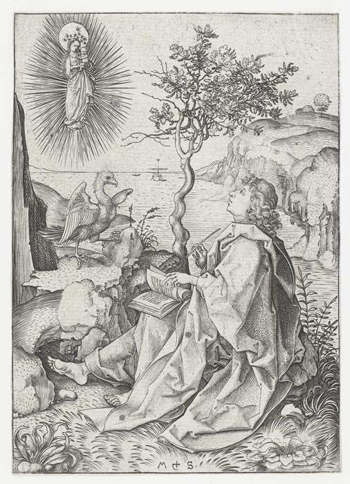 John the Evangelist on Patmos. 1470-1490
