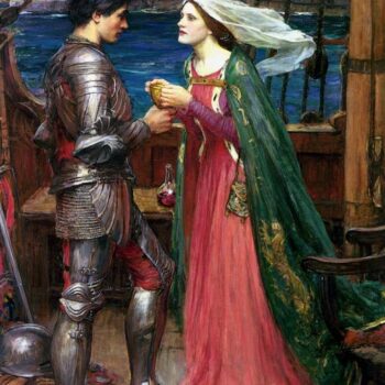 John william waterhouse tristan and isolde with the potion