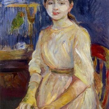 Julie Manet with a Budgie - 1890