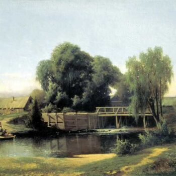 KAMENEV Lev - U plotiny (at the dam)