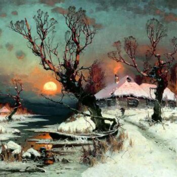 KLEVER Iuliiy - Zakat solnca zimoiy2 (Winter sunset 2)