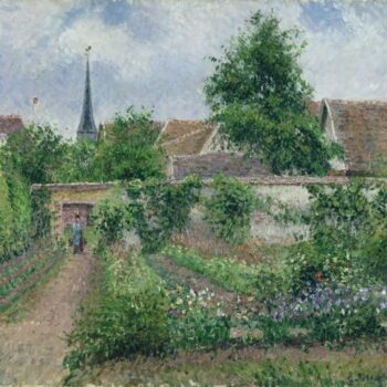Kitchen Garden, Overcast Morning, Eragny, 1891 `