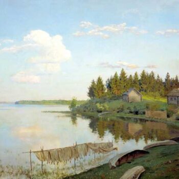 LEVITAN Isaak - Na ozere (on the lake)