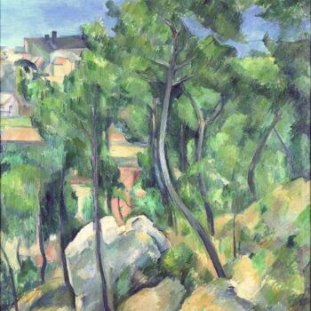 L'Estaque - Rocks, Pines and Sea, 1883-85