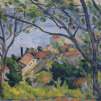 L'Estaque, View through the Trees, 1878-79
