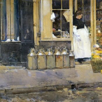 La Bouquetiere et la Latiere (aka Flower Store and Dairy Store), 1888