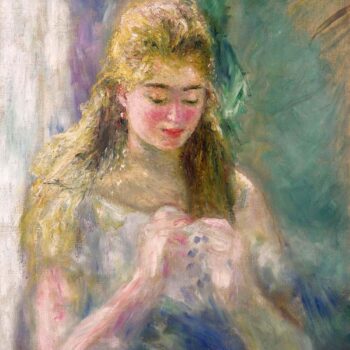 La Couseuse, 1875