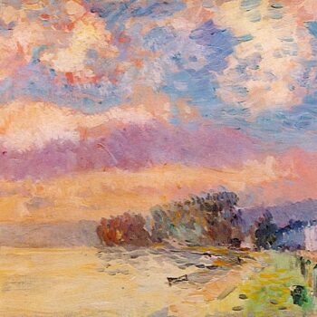 La Seine a Dieppe Dale - Environs de Rouen
