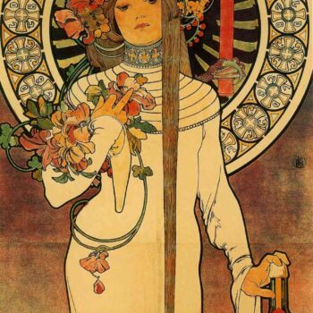 La Trappistine by Alphonse Mucha