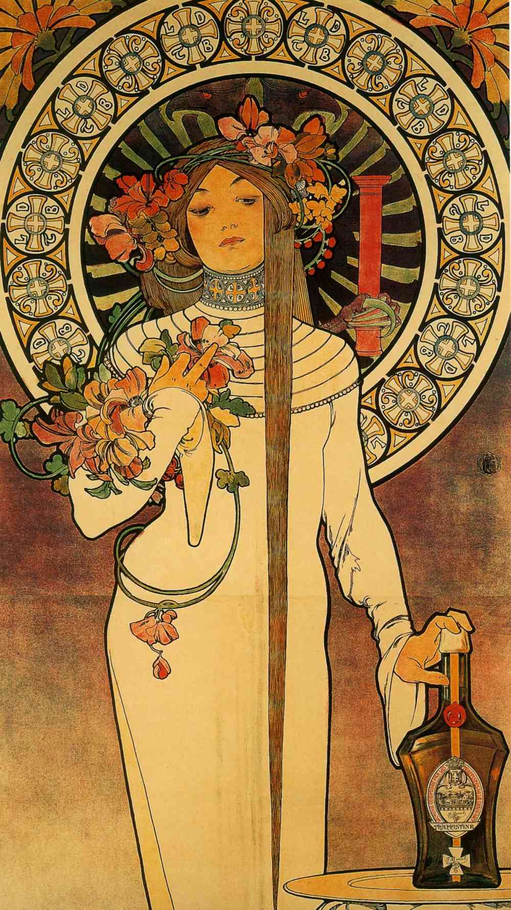 La Trappistine by Alphonse Mucha