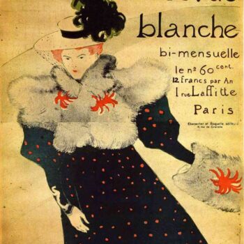 La reveu blanche by Toulouse-Lautrec