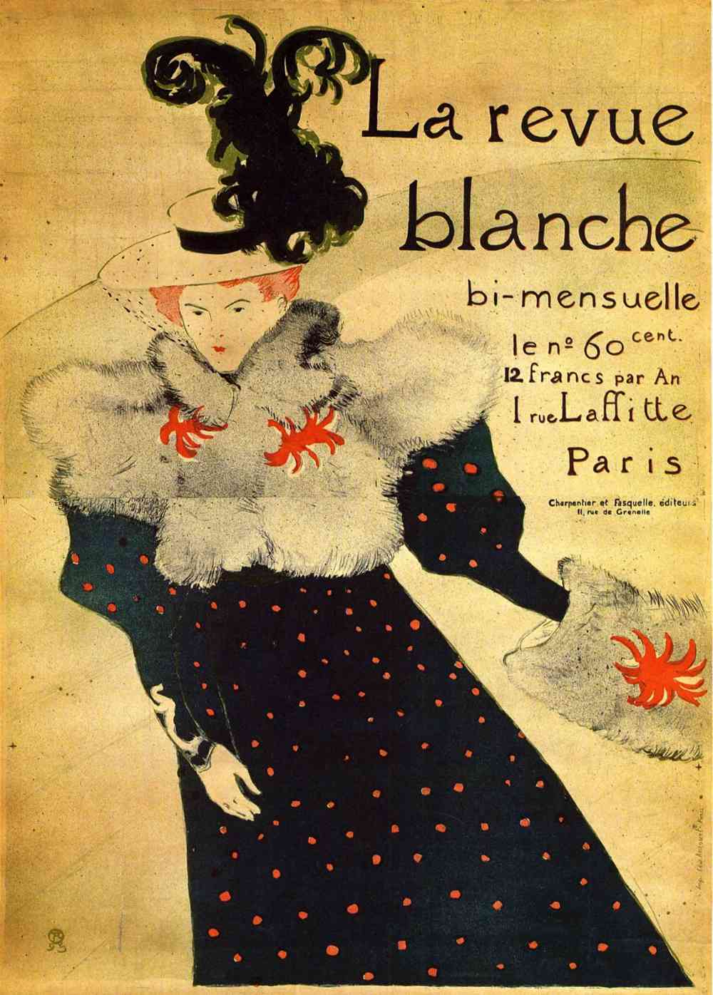 La reveu blanche by Toulouse-Lautrec