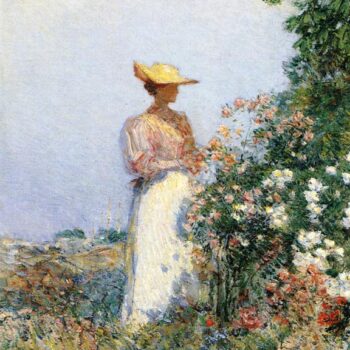 Lady in Flower Garden, 1891