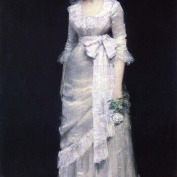 Lady in White Gown, 1885