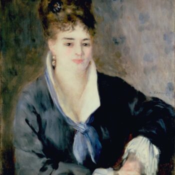 Lady in a Black Dress, 1876