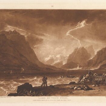 Lake of Thun, Swiss, 1808