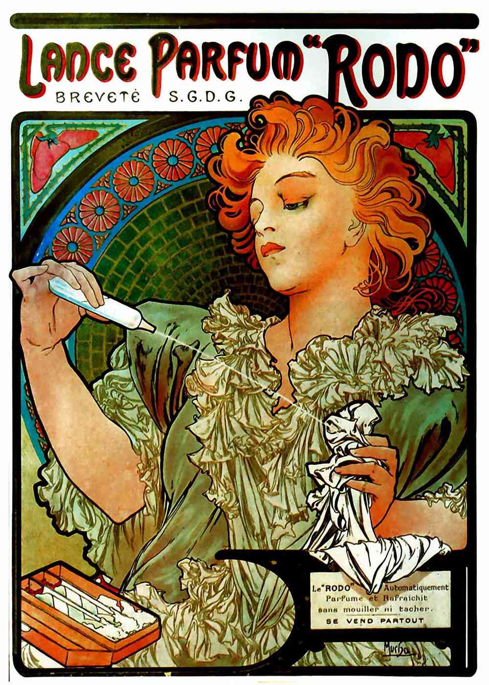 Lance Parfum by Alphonse Mucha