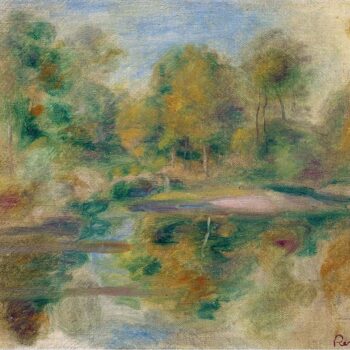 Landscape - The Pond under the Trees, 1884