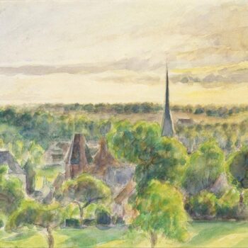 Landscape at Eragny, 1890