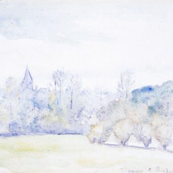 Landscape at Eragny (study), 1890
