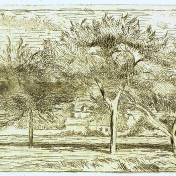 Landscape at Pontoise (Apple Trees), 1873
