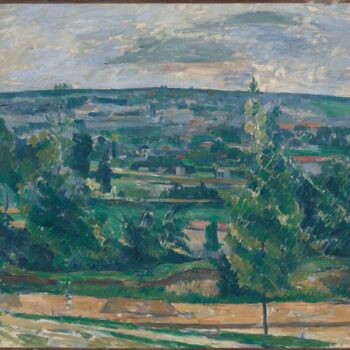 Landscape from Jas de Bouffan, 1878-80