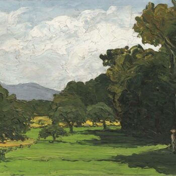 Landscape near Aix-en-Provence, 1865