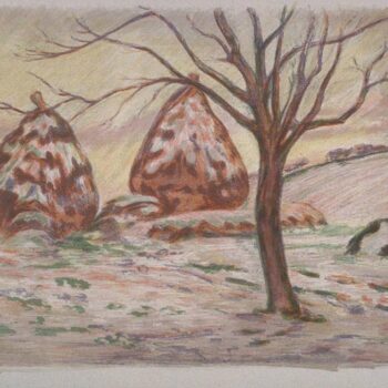 Landscape with Haystacks