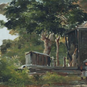 Landscape with House in the Woods in Saint Thomas, Antilles, 1854-55