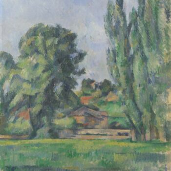 Landscape with Poplars