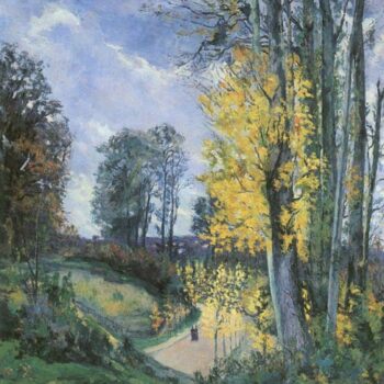 Landscape with Tall Trees in Autumn, 1876