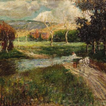 Landscape with Wagon