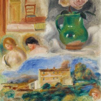 Landscape with Women`s Heads, 1912