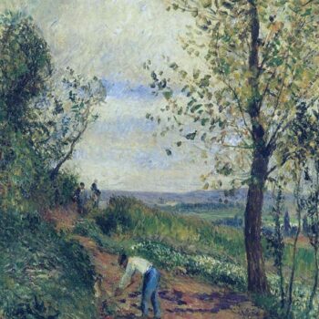 Landscape with a Man Digging, 1877